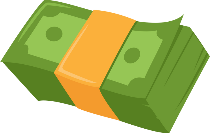 Stack of Cash Illustration